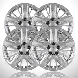 4-Pack of 18' Screw-on Chrome Hubcaps fit for Impala 2014-2019
