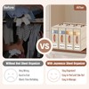 Joymeezo 4 Pack Ivory Bed Sheet Organizer, Bedding Sheets Set
