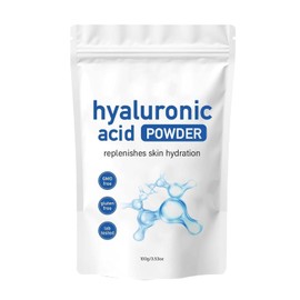 Ácido Hialurónico en Polvo, Bajo Peso Molecular, Grado Cosmético  Hidratación de la Piel y Suplementos de Apoyo a la Humedad  Vegano, Soluble en Agua 