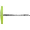 Hillman 461442 Electro-Galvanized Plastic Cap Roofing Nails, #12 x 1-1/4",