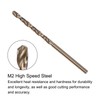 sourcing map 48pcs Jobber Drill Bits 2.5mm (0.098") Black Nitride