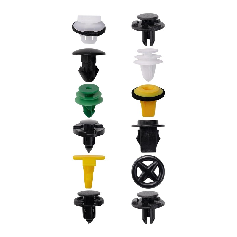TRQ 115 Piece Kit Drip Moulding Trim Clip, Retainer, Fastener