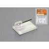 Self Sliding Hooks Set of 4 White or Chrome Matt