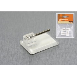 Self Sliding Hooks Set of 4 White or Chrome Matt for Curtain Rods # 203 white