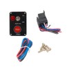 TOTMOX Carbon Fiber Ignition Switch Racing 12v Ignition Switch Engine