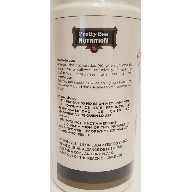 Pretty Bee Nutrition Grenetina Hidrolizada con Glucosamina y Omega 3,6