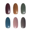 Prigel Gel Nail Seventees 6 Color Gel Set