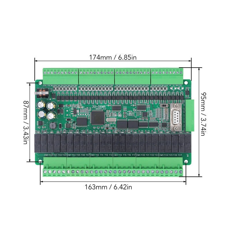Programmable Logic Controller Relay PLC Industrial Control Board 32 Input