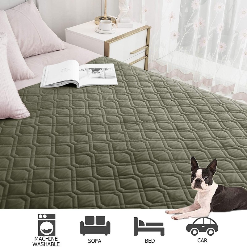 Ameritex Waterproof Dog Bed Cover Pet Blanket for Furniture Bed