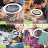 Zhiwei 10x Magnifying Glass with Light and Stand, 3 Color
