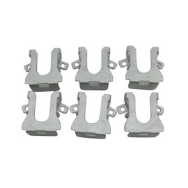 6 PCS/SET SHlPDFM Silver Headlight Retaining Clips E9DB-13N020AA E9DZ-13N129A 3230393 Compatible with Ford F150 F250 F350 Bronco Crown Victoria Lincoln Mercury