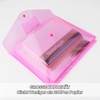 12 Pack A4 Punched Pockets, Colorful Plastic Wallets with 3