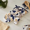 Cooksmart British Designed Oven Gloves | Modern Design Gauntlet Oven