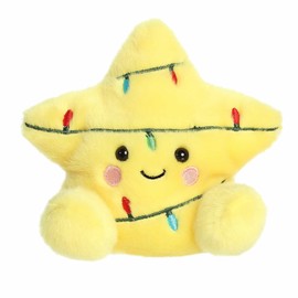 Aurora® Festive Palm Pals™ Navi Star Topper™ Stuffed Animal - Fun Collectible Plush for Kids and Adult Collectors - Perfect for Holiday Decorations or Gifts - Yellow 5 Inches