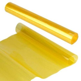 Riloer Car Light Film, Tint Vinyl Film For Headlight Taillight Rear Fog Light, Yellow, 30Cm X 100Cm