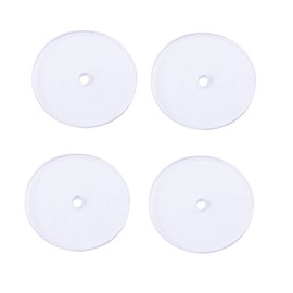 DOITOOL 80pcs Clear Earring Back Pads for Studs and Hoops Stoppers to Stabilize and Secure Earrings Comfortable DIY Replacement Accessories for Sensitive