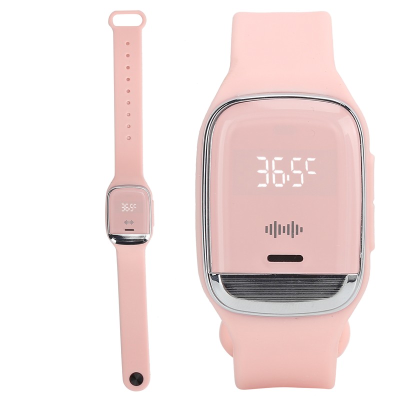 Outdoor Ultrasonic Mosquitoes Repeller Bracelet Portable Electronic Repellent WatchPink