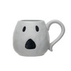 16 oz. Debossed Stoneware Ghost Shaped Mug (Each One Will
