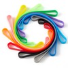 ZZJMCH 12 PCS Silicone Rubber Bands Planner Elastic Bands Elastic