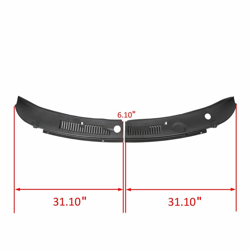 Windshield Improved Wiper Cowl Vent Grille Panel Hood Compatible with