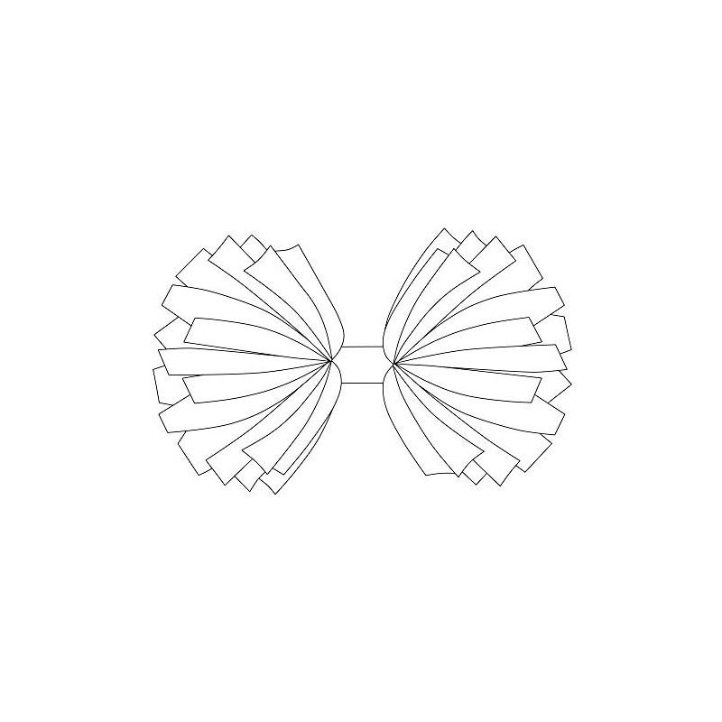 Danzcue Paquete de 2 pompones de plástico de 6 pulgadas