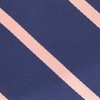 OTAA Navy Blue with Peach Stripes | Neckties for Men|Designed
