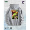 Iguana Cold One Tropical Graphic Hoodie 100% Cotton US Warehouse