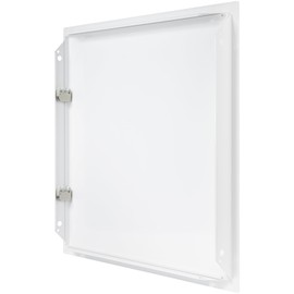 Vent Systems 20'' x 20'' Inch White Metal Access Panel with Click Function - Easy Access Doors - Access Panel for Drywall, Wall, Electrical and Plumbing Service Door