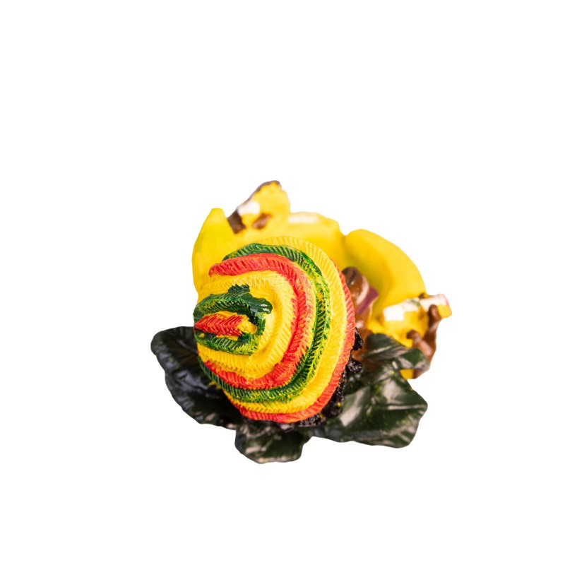 3.5" Small Rasta Jamaican Man Holding Bowl Polyresin Ashtray Decoration