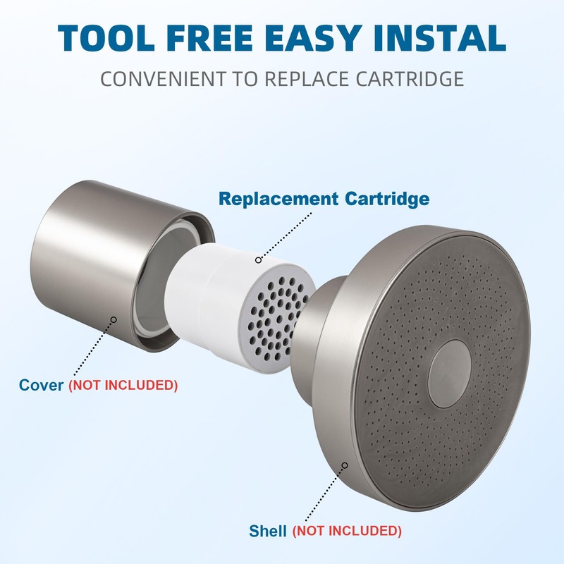 KDF Shower Filter Replacement Cartridge for JOLIE Shower Head Filter