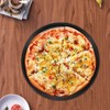MOUYAT 4 Pack 12 Inch Pizza Trays with Holes, Non-Stick