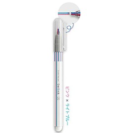 Sunstar Stationery Design Stationery 2 Color Line Pen twiink Twink Pink x Light Blue