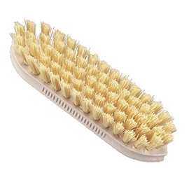Kerbl 29178 Cleaning and Scrubbing Brush Root Brush, Yellow Bristles