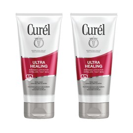Curél Ultra Healing Intensive Body Lotion, Body and Hand Moisturizer for Extra-Dry, Tight Skin, 6 Ounce (Pack of 2), with Advanced Ceramide Complex and Hydrating Agents