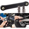 Juego De Llaves De Extensión Universales Combinada Con Llave Negro