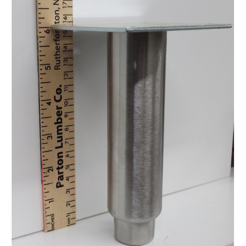 Component Hardware NSF A48-5048-C 6" Stainless Steel Adjustable Leg"set of