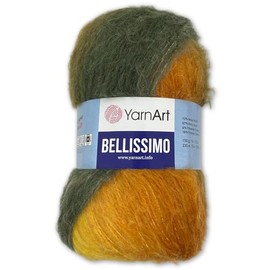 Frida's Wollhaus YarnArt 150 g Bellissimo Knitting Yarn Wool Mohair Fluffy 21 Colours (1405 | 8681338535017)