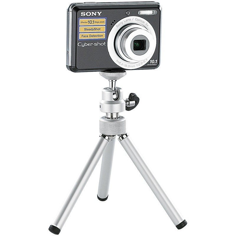 Somikon Telescopic Tripod: Mini Aluminium Telescopic Tripod for Compact Cameras