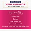 Ragged Rose Natalie Xmas Servietten, rot, 4 Stück