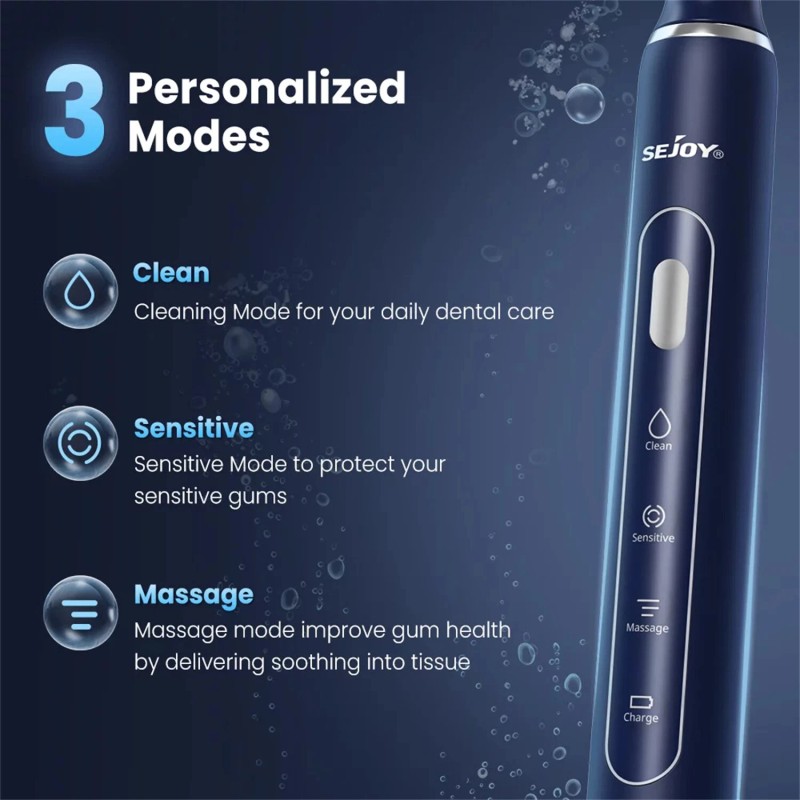 Sejoy Sonic Electric Toothbrush & Water Dental Flosser Cordless Power