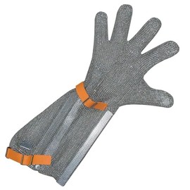 FRANZ MENSCH Hygostar Prick Protection Gloves 20 cm Cuff Silver 10/XL L 20 cm Cut Protection Gloves Work Gloves