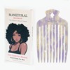 MANETURAL 15N Professional Afro Hair Pick for Ultimate Curl Definition,