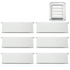 Saillong 4 inch Dryer Vent Louvers, 6 Pack White Dryer