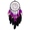 Donko Purple and Black Dream Catcher with Pendant