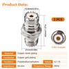 KUOQIY 2 PCS SO239 Bulkhead Connector, UHF Female to UHF