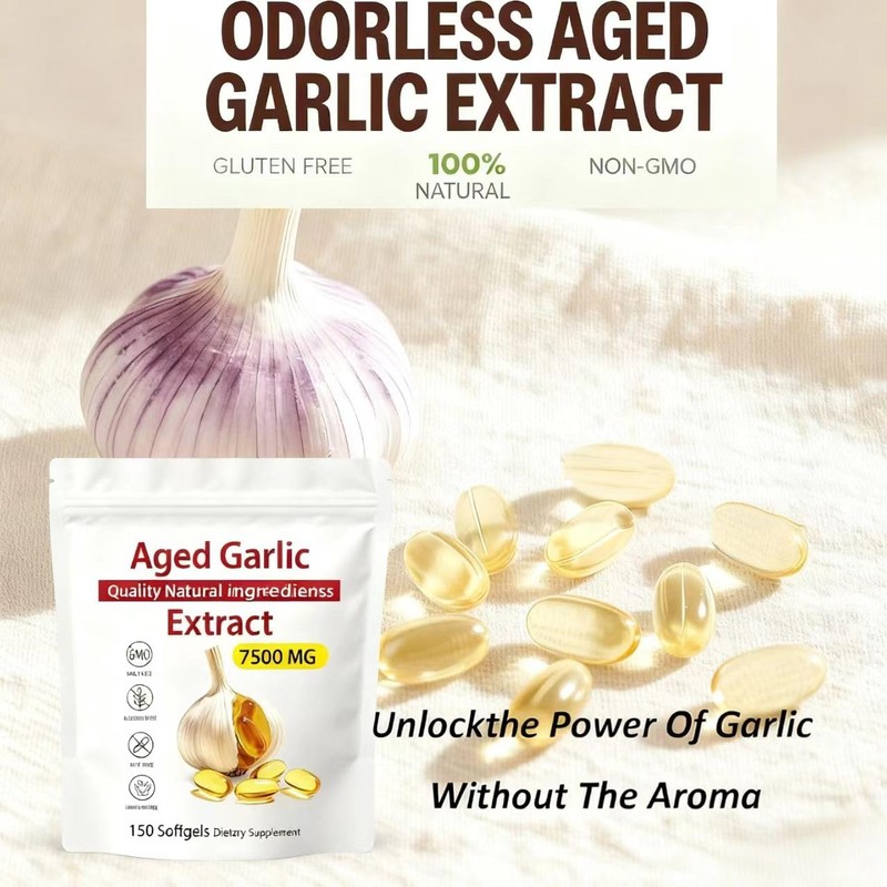 OYB Aged Garlic Extract - 7500mg Odorless (150)
