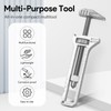 Mini Multitool Wrench, Alloy Tool Adjustable Wrench Rustproof Corrosion Resistant,
