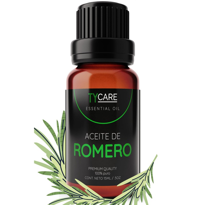 Aceite Esencial de Romero (Romero Officinalis) - 100% PURO PREMIUM