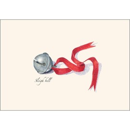 Earth Sky + Water - Sleigh Bell Notecard Set - 8 Blank Cards with Envelopes