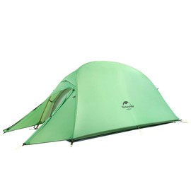 Naturehike Cloud-Up 1 Person Lightweight Backpacking Tent with Footprint - 3 Season Dome Camping Hiking Waterproof Backpack Tents(210T Green)